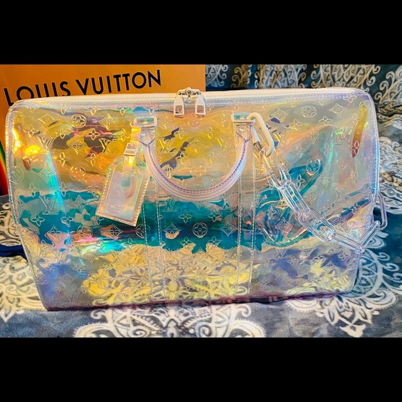 💎LV Virgil Abloh Keepall 50 Prism on ⭐️Sale, then will return to $25k - Picture 15 of 16